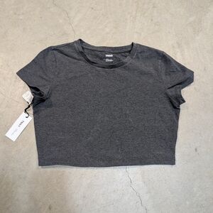 NWT TNA Women's L Gray Crop Top